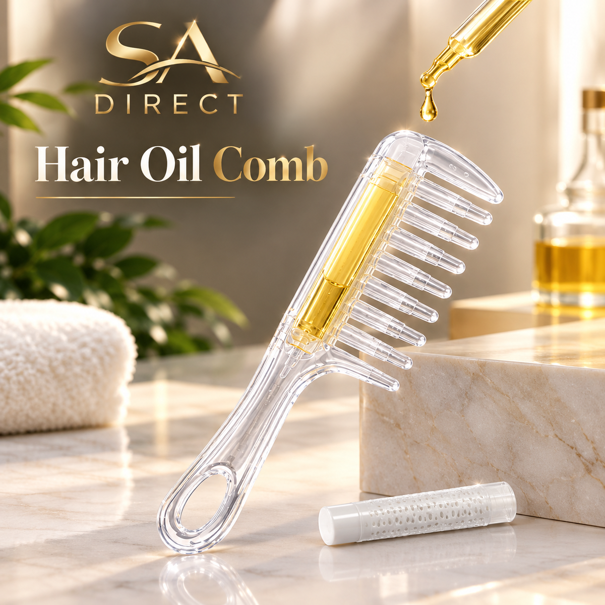 SA-Direct™ Scalp & Oil Applicator Comb